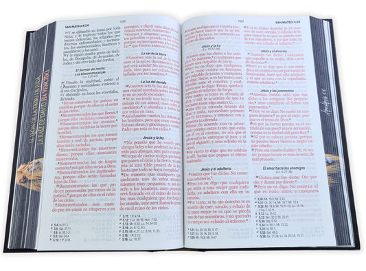Biblia RVR60, León de Judá: Tapa Dura con elástico- Letra Grande 12 Puntos/ Mundo Biblia