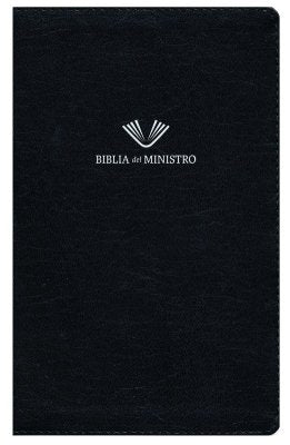 Biblia del Ministro Negro / RV1960 / Piel Fabricada