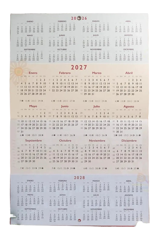 Calendario Nuestro pan diario 2027 – La Biblia en tu vida