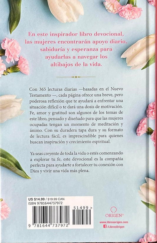 Un año con Dios, en el Nuevo Testamento: 365 devocionales para la mujer / Origen