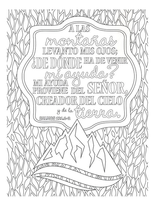 Palabras de inspiración: 30 Versículos de la Biblia para colorear/ Vida