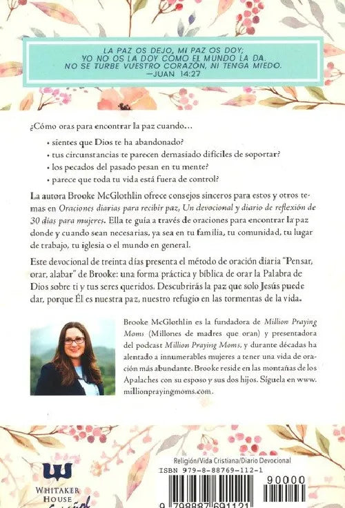 Oraciones diarias para recibir paz/ Brooke McGlothlin