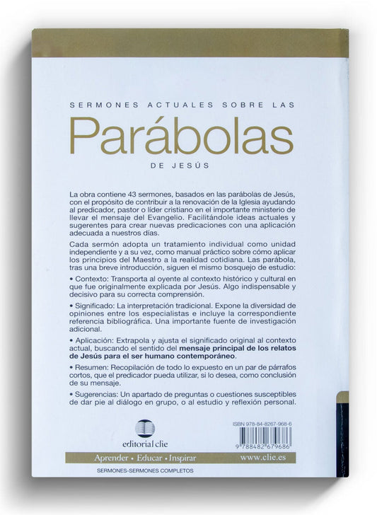 Sermones actuales sobre las parábolas de Jesús/ Antonio Cruz