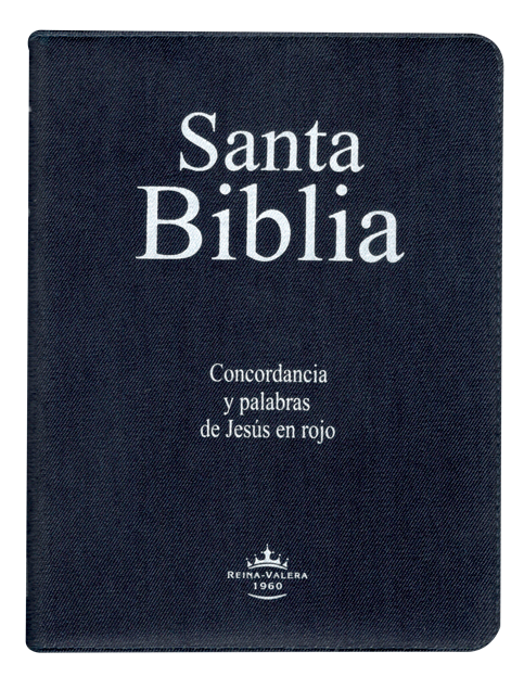 Biblia de Mezclilla con cierre / Letra Gigante / RV1960