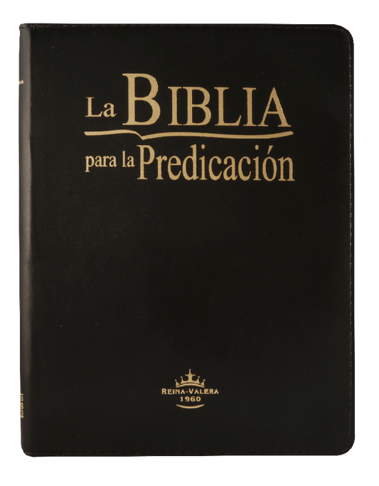 La Biblia para la Predicación / Negro con Cierre / RV1960