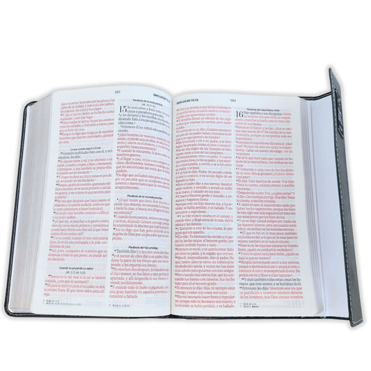 Biblia exquisita RVR60 – León de Judá con broche – Imitación Piel