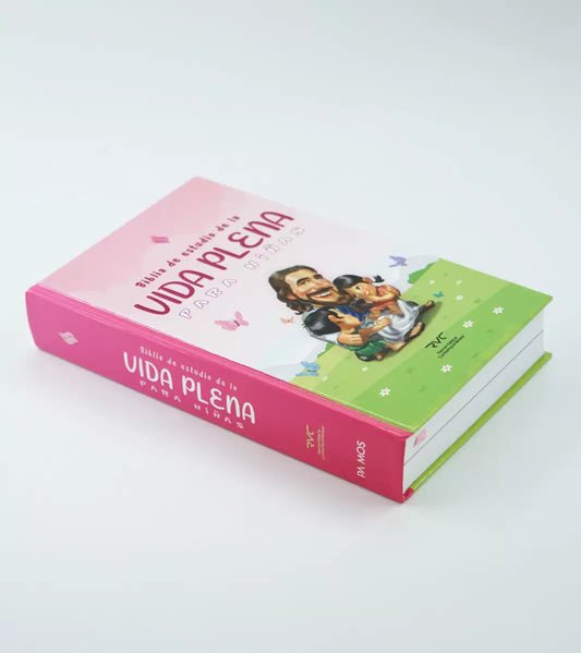 Biblia De Estudio De La Vida Plena Para Niñas RVC Tapa Dura