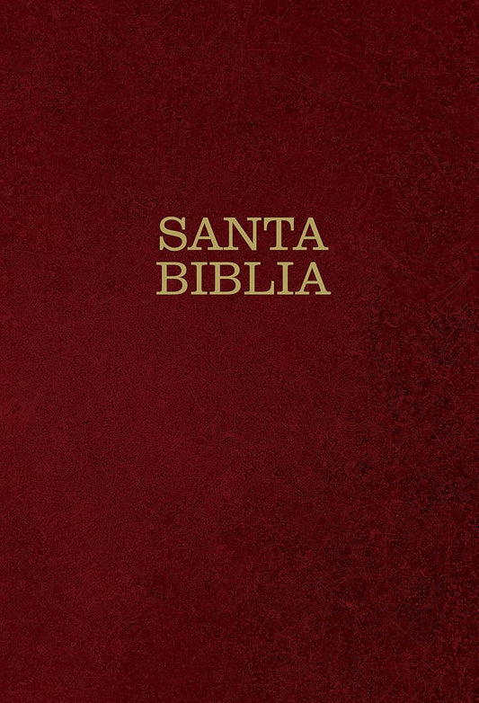 Biblia NTV tapa dura letra super grande vino tinto con índice