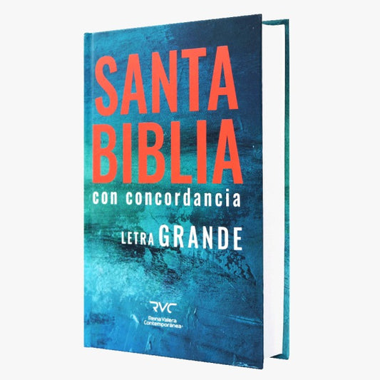 Biblia Reina Valera Contemporánea, Mediana letra grande  / azul tapa dura