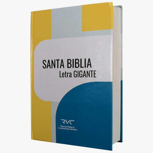 Biblia Reina Valera contemporánea, mediana letra gigante / colores tapa dura