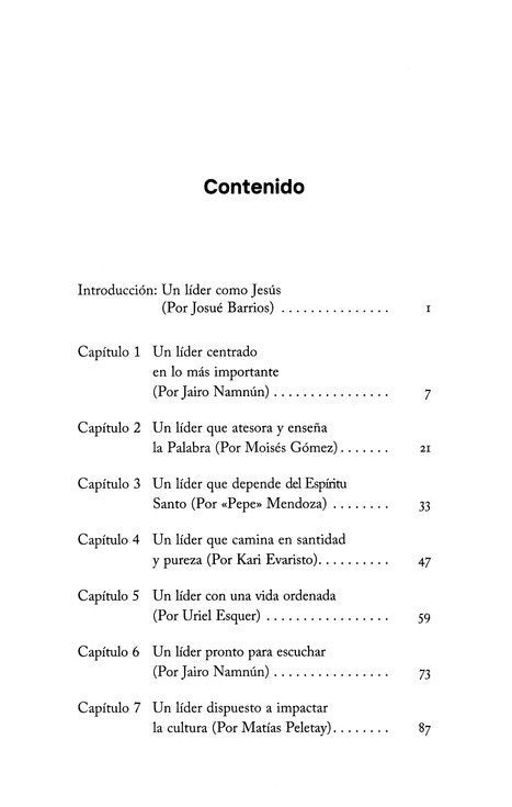 Líder de jóvenes / Josué Barrios