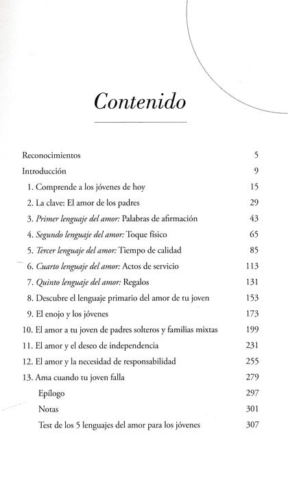 Los 5 lenguajes del amor de los jóvenes / Gary Chapman