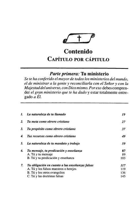 Manual personal del obrero cristiano / Leadership Ministries