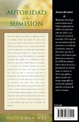 La autoridad y la sumisión / Watchman Nee