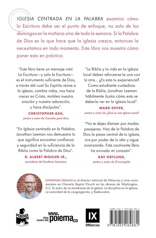 Iglesia Centrada En La Palabra / Jonathan Leeman