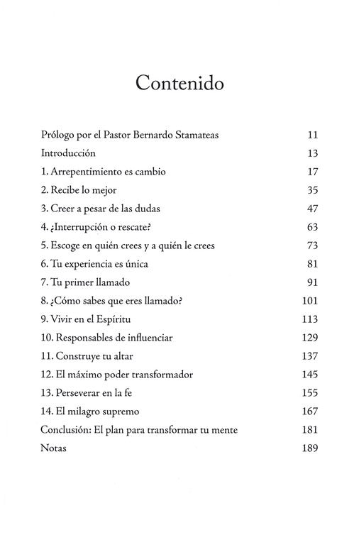 El poder de una mente transformada / Otoniel Font
