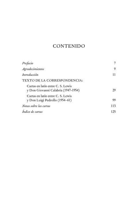 Cartas en latín de C. S. Lewis / C. S. Lewis