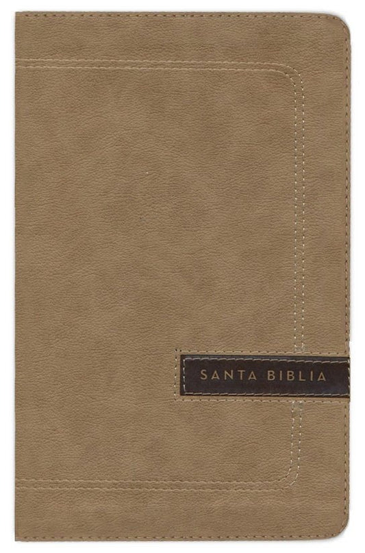 Santa Biblia NBLA Ultrafina letra grande tamaño manual / Beige