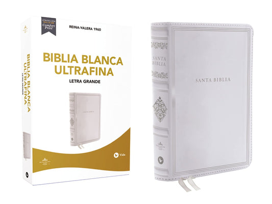 Biblia RVR 1960 ultrafina letra grande / blanca