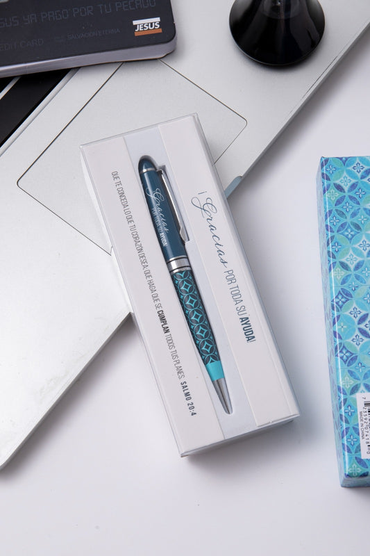 Bolígrafo de lujo Gracias  / con caja de regalo