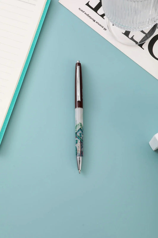 Pack bolígrafo con separador de libro / Yo y mi casa serviremos