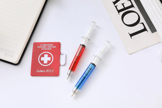 Pack creativo 2 bolígrafos + sticky notes / Sanidad