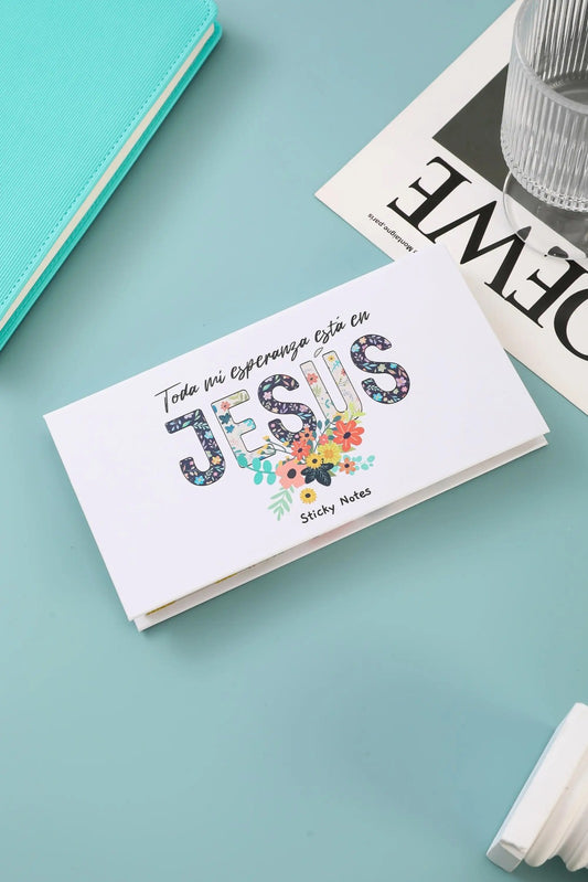Estuche de sticky notes / Toda mi esperanza está en Jesús