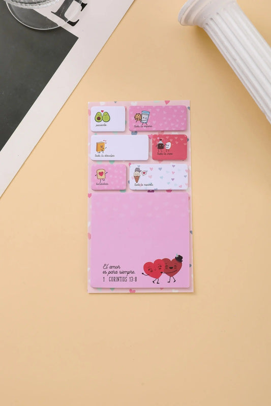 Pack sticky notes / El Amor es