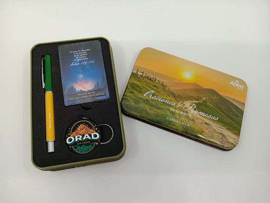 Pack caja metálica Oraciones y promesas / De Esperanza