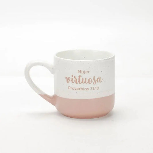 Taza acuarela 12 oz / Mujer virtuosa