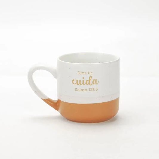 Taza acuarela 12 oz / Dios te cuida