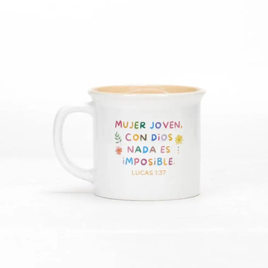 Taza coleccion delicia 13 oz / Mujer joven