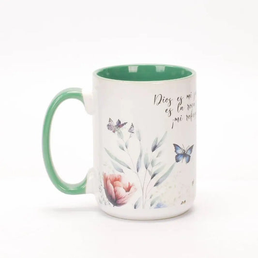Taza coleccion primavera 16 oz / Dios es mi salvación