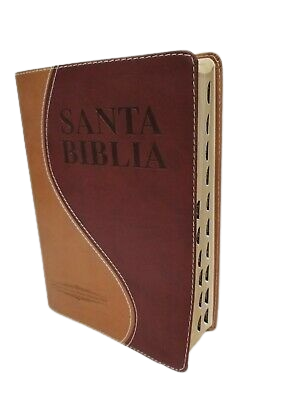Biblia Reina Valera 1909 Marrón/ marrón oscuro Imitación piel con índice