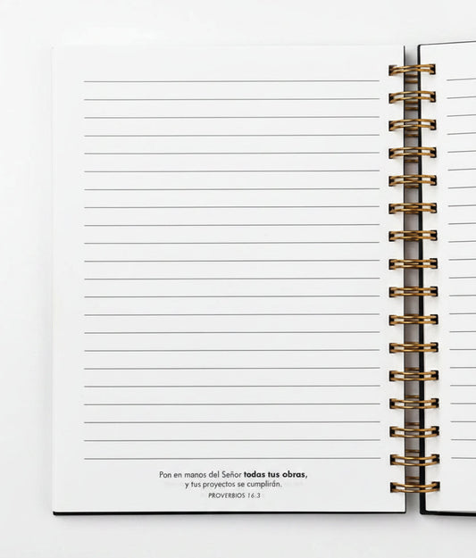 Libreta Espiral con Elástico / Para El Que Cree Todo Es Posible