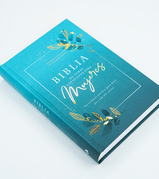 Biblia de temas cotidianos para mujeres NVI 2022 – Turquesa – Tapa dura