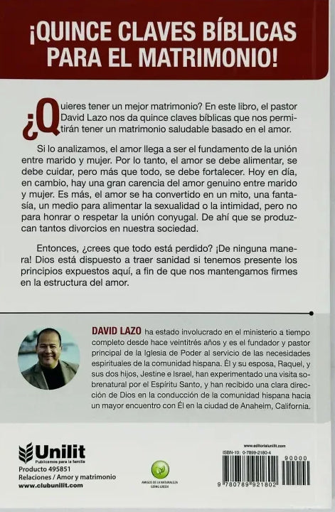 Claves del amor: como mantener la llama encendida/ Dr. David Lazo