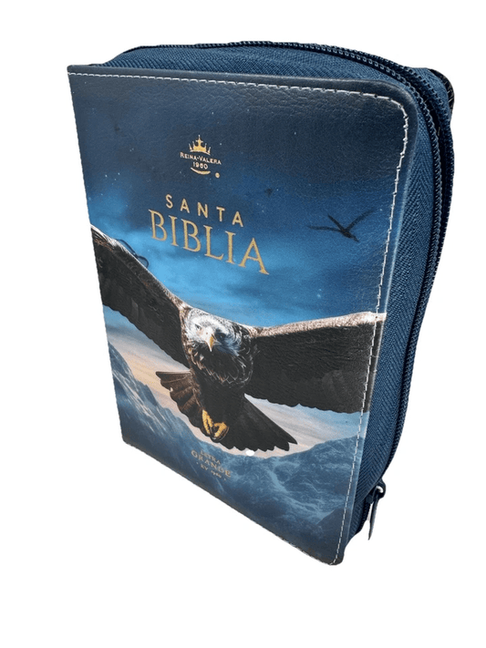 Biblia RVR60 Águila Con Índice Y Cierre Letra 10 Puntos